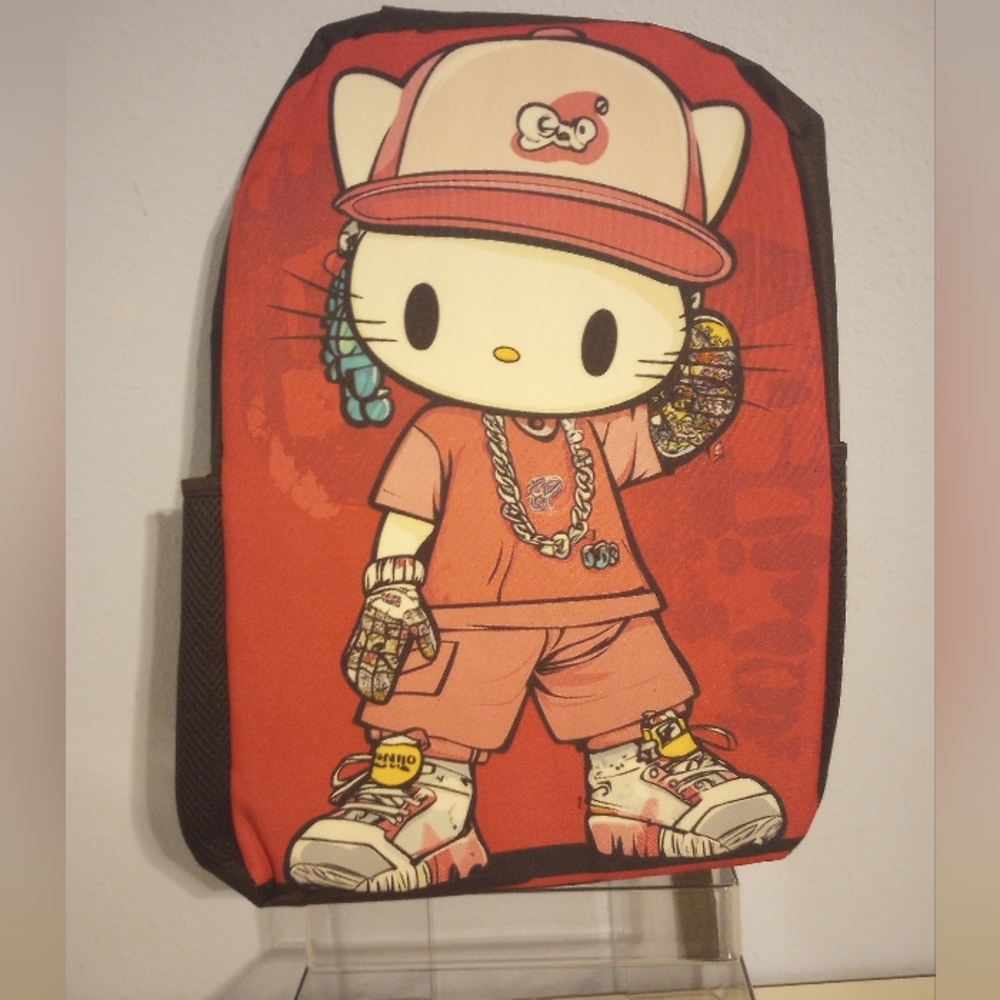 Hello Kitty Graffiti Style Backpack Sanrio Authorized